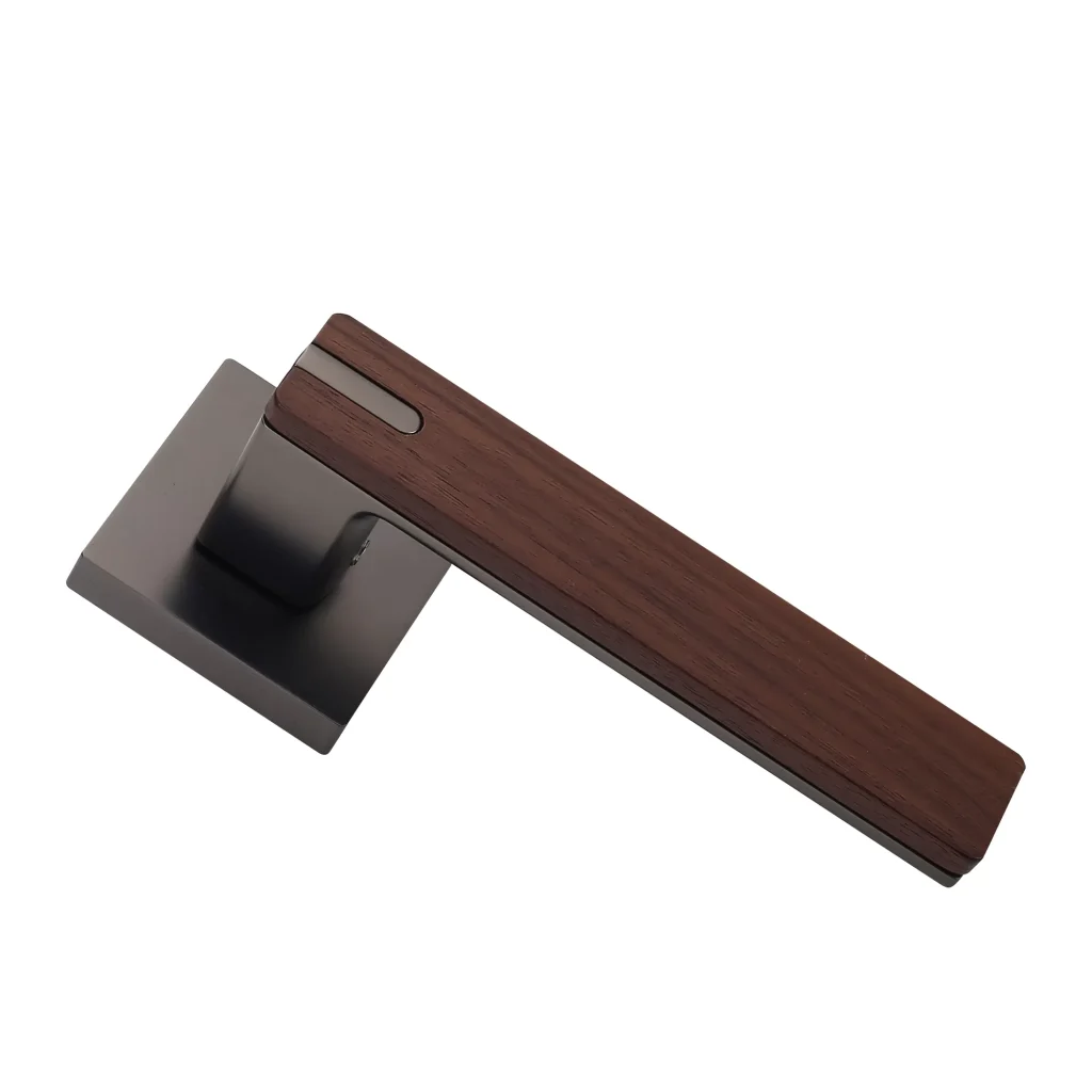 Ambre Anthracite Door Handle on modern door