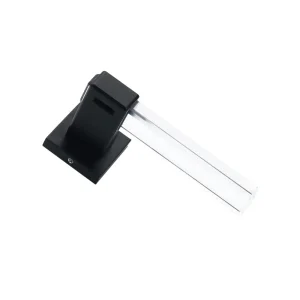 Murano Black Crystal Door Handle