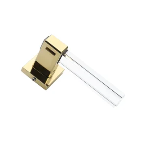 Murano Gold Crystal Door Handle